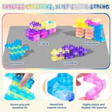 Magi Bloc truck, elephant, dinosaur and crocodile builds