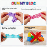 Magi Bloc soft elastic material, safety features vs rigid blocks